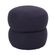 7 Puff Redondo Respiro Rivatti 39 cm -Altura- Estofado em Boucle Azul Noite